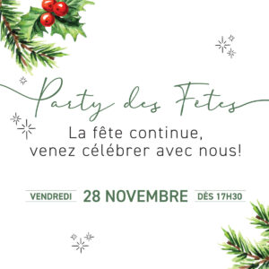Billets Party des Fêtes